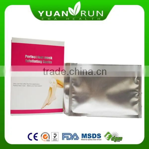 Exfoliating foot mask/foot skin peeling mask OEM