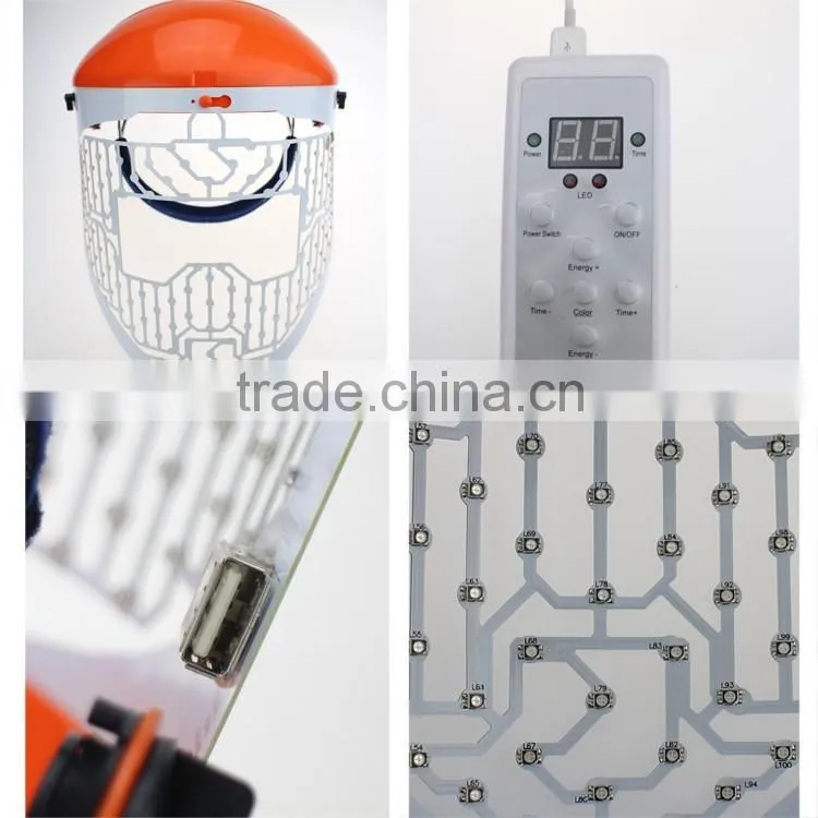 pdt led light therapy facial beauty mask instrument