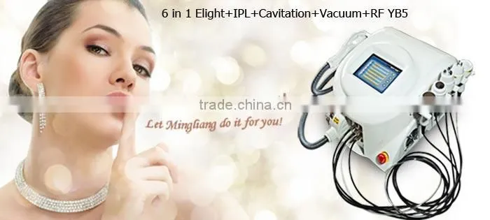 2016 portable 6 in 1 ultrasound beauty equipment for rf fractional cavitation