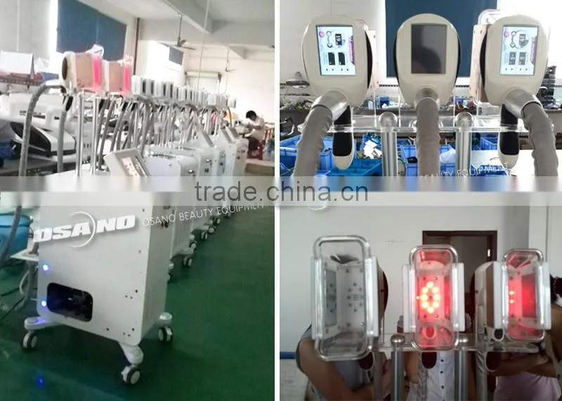 ice machine in beauty spa, 4 handles cryolipolysis, Vacuum Health Machine