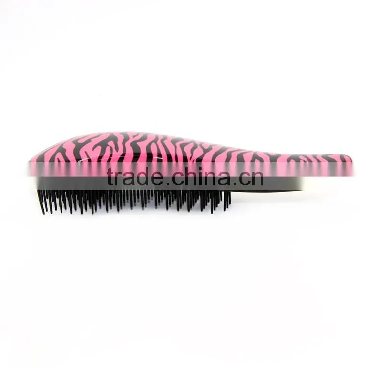 Leopard Magic Detangling Handle Tangle Hair Brush, Salon Styling Tamer Tool Comb