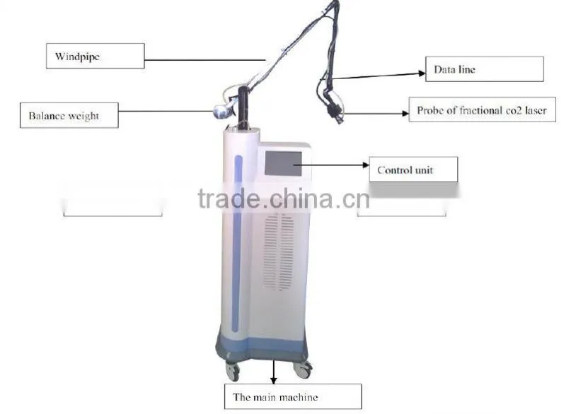 Factory price Vaginal tightening fractional co2 laser / medical fractional laser co2 Vaginal tightening machine