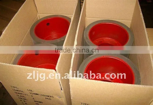 polyurethane aluminum drum rice mill rubber rolls