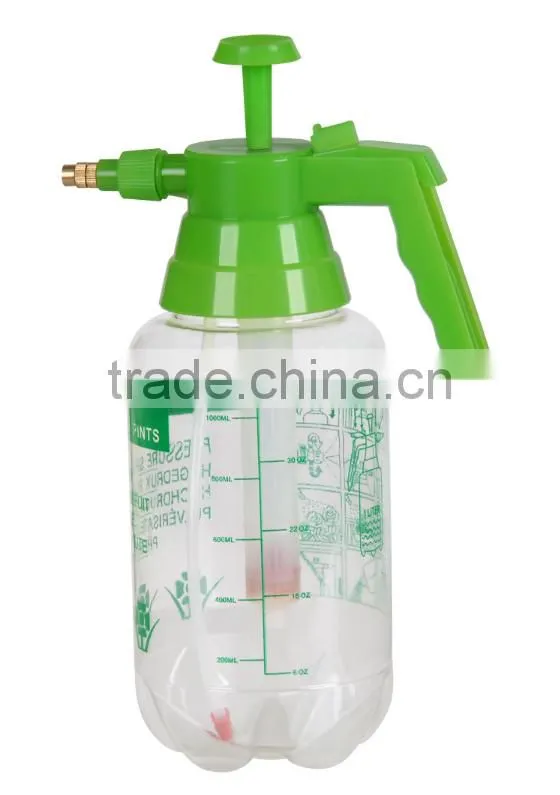 hand home1L sprayer/pressure ;transparent 1L trigger sprayer
