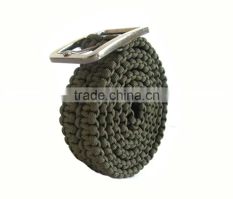550 Military Grade Adjustable Parachute Cord Belt