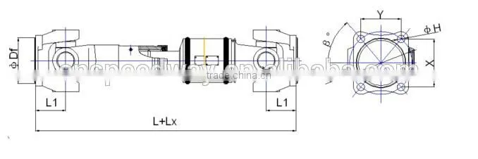 Hot Selling Automobile driving shaft rear axle shaft