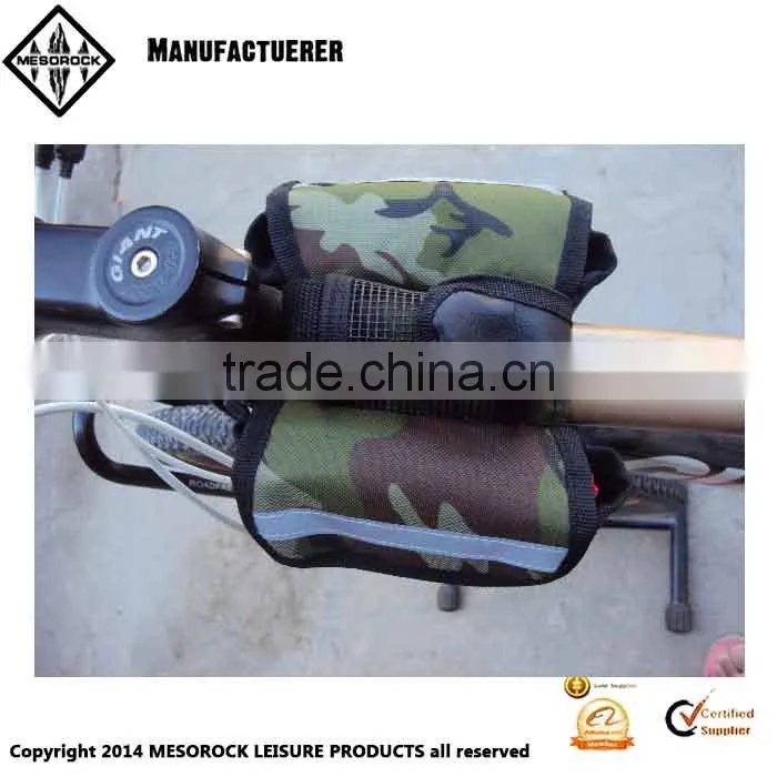 Camouflage Multifunction Waterproof Bike Top Tube Saddle Bag