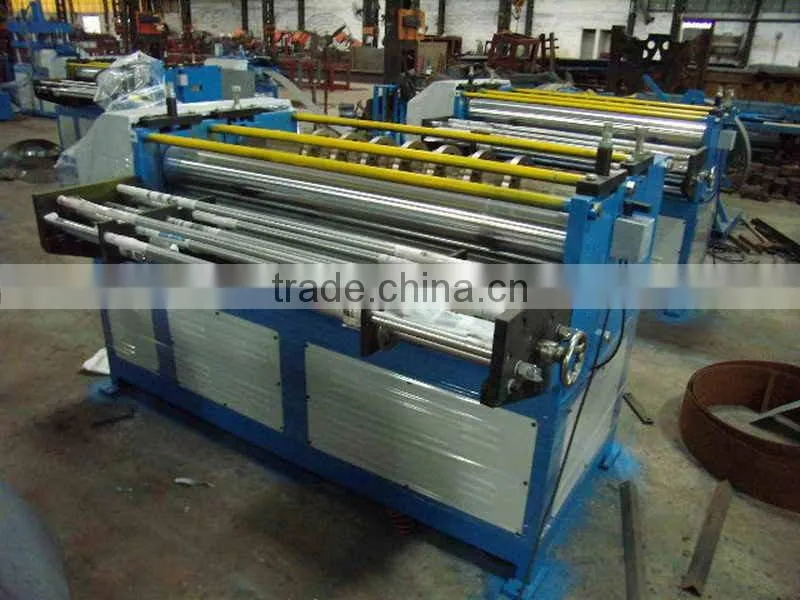High precision steel slitting line