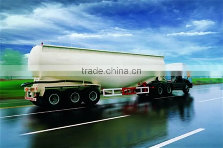 Tri-axle V shape Cement Bulker, Bulk Cement Tank Semi Trailer For Sale