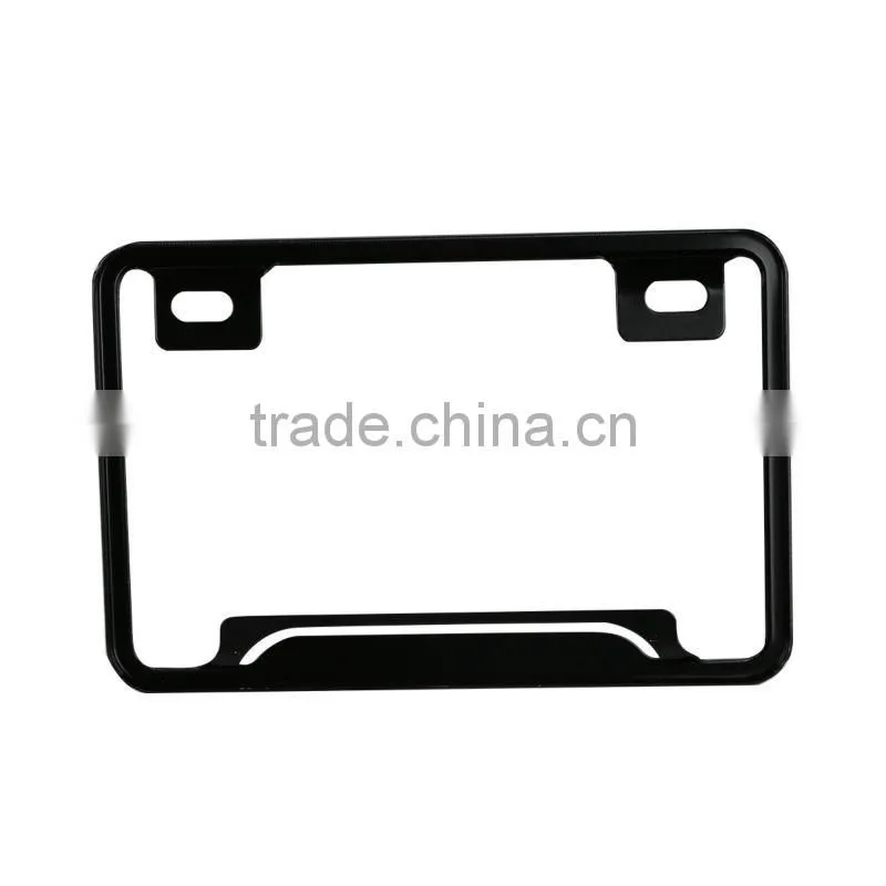 Motorcycle BLACK Aluminum License Plate Frame Bracket For MOTORCYCLE SUZUKI UNIVERSAL