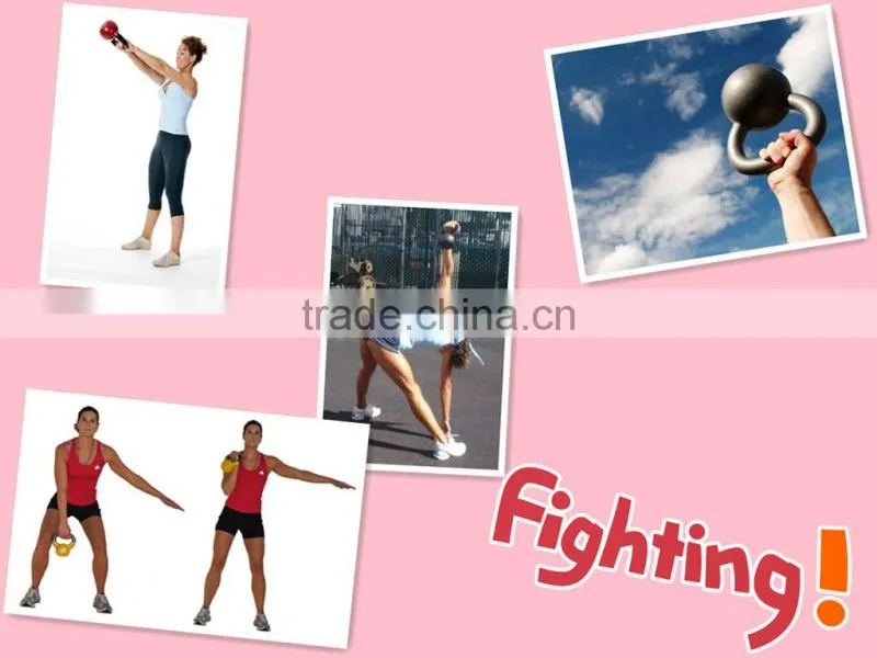 color paint kettle bell for fitness building