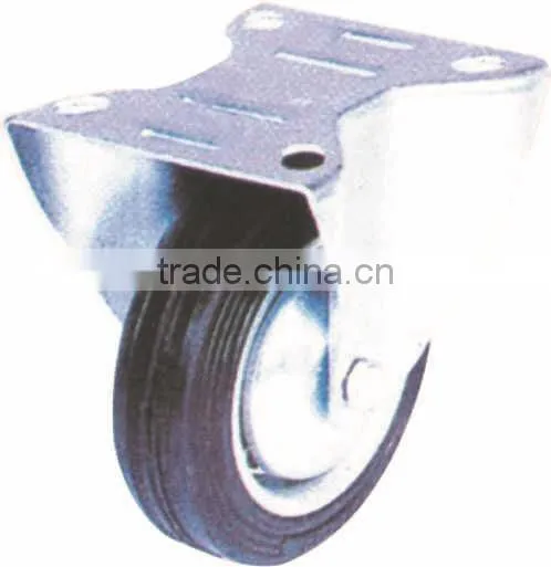caster wheel with material of PP high quality,Fixed Plate Rubber Caster