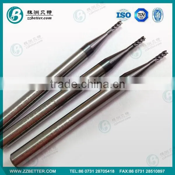 Cemeneted carbide micro end mill from Hunan