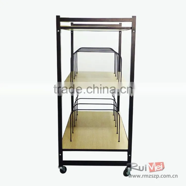 3-tire solid metal pillow display rack