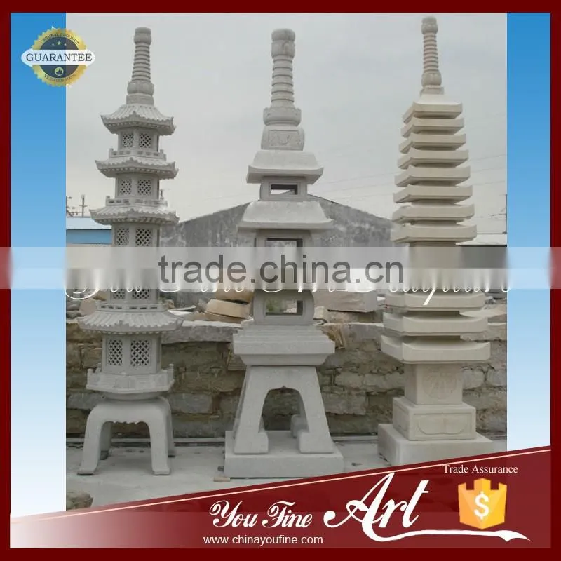 Modern Japanese Tower Pagoda in Granite