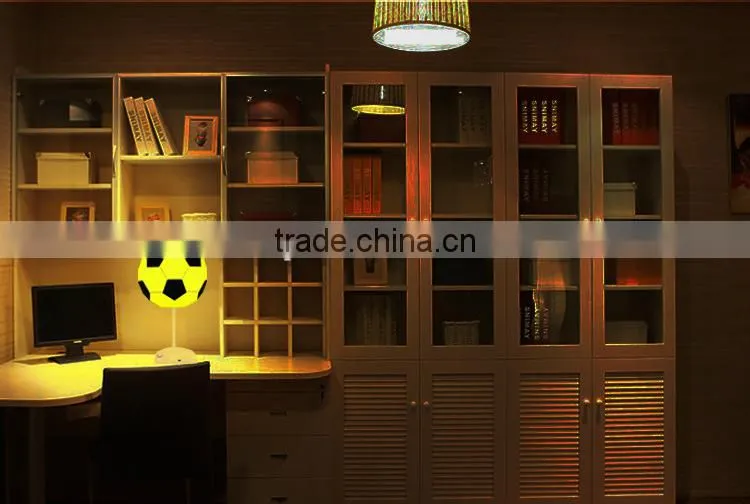Original DIY Football Table Lamp, Creative Foldable World Cup Soccer Ball Night Light