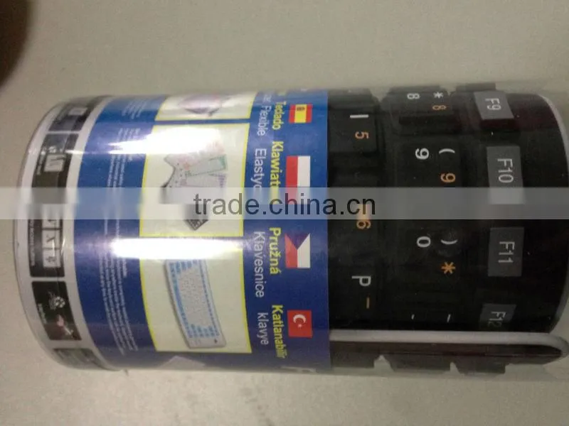 2015 Top Sale New Flexible Silicon Keyboard with Excellent Touch Feeling