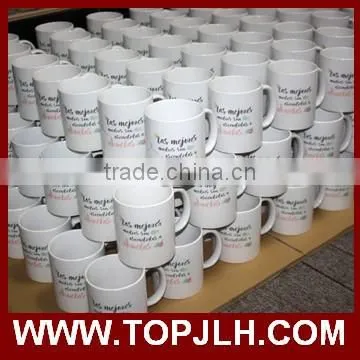 liling 11 oz plain white blank sublimation coffee ceramic mug