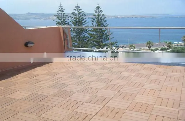Outdoor wpc deck tiles for household