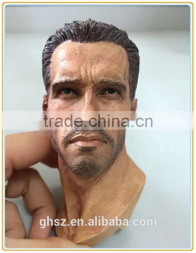 Amazing customized 1 6 scale arnold schwarzenegger head model
