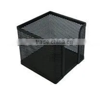 Multifunctional 6 Pieces Metal Mesh Office Set/file tray/office tray with wood bottom