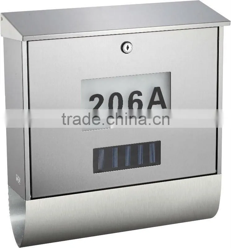 FQ-133-1 Solar LED Infrared Sensory Doorplate Light, house number Signs, led yard sign