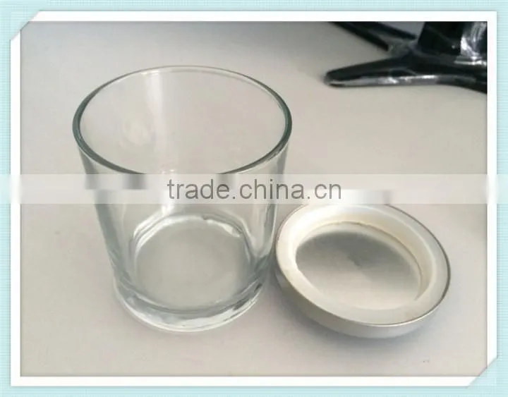 clear glass jar with silver lids water proof