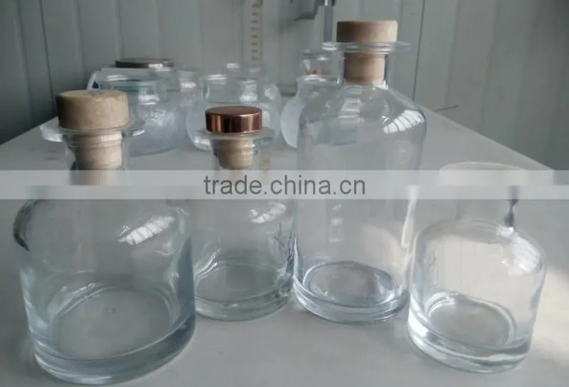 90ml 150ml 200ml 300ml new design glass aroma diffuser bottle with reed