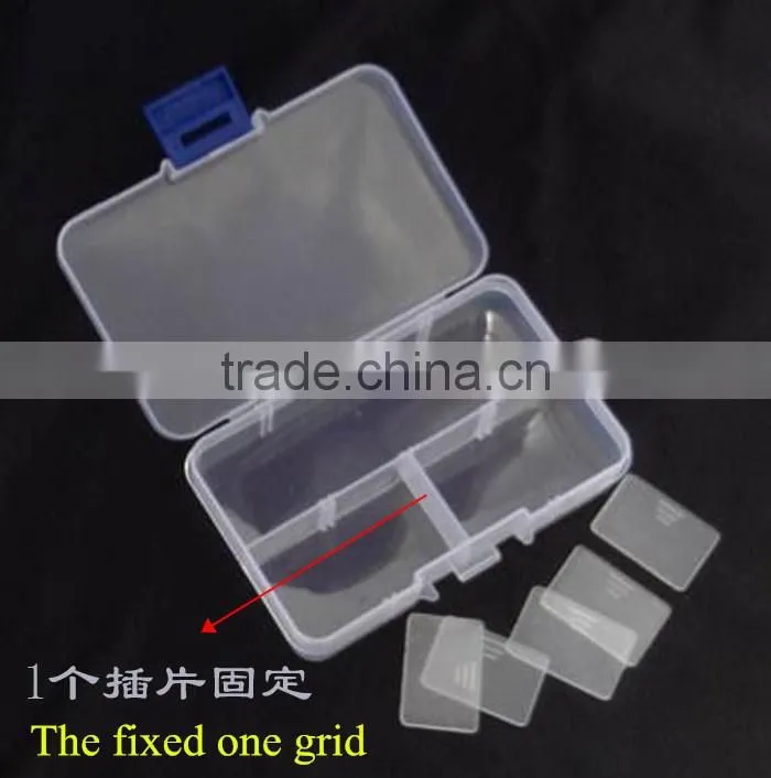 10cm Adjustable Clearly Crafts Storage Stock Case Pill Box 8 compartments