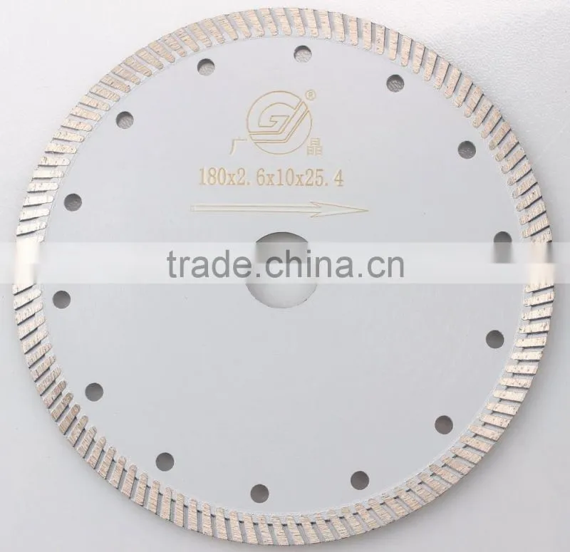 180mm Diamond Turbo Saw Blade Electroplated Marble Blade