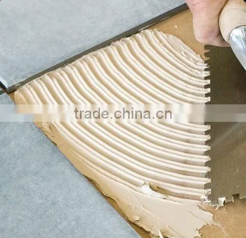Popular Germany Notched Trowel, Stainless Steel Notched Trowel with wooden handle, Construction Tools