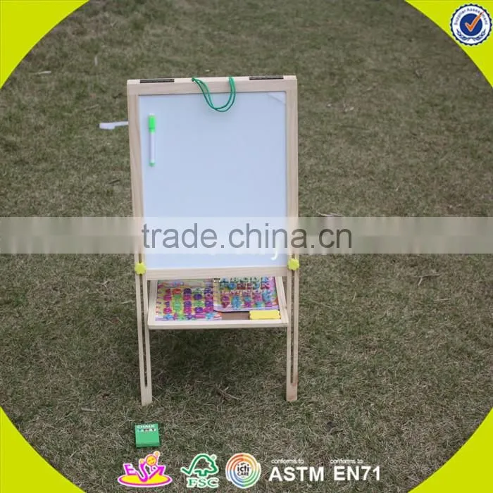 2017 wholesale baby wooden sketchpad toys mini kids wooden sketchpad toys, educational children wooden sketchpad toys W12B095