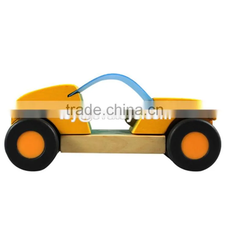 Wholesale cheap best wooden mini car toys for kids W04A056