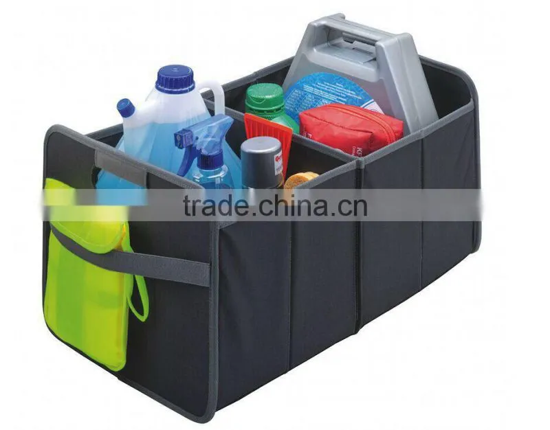 Waterproof 600D Polyester Folding Trunk Organizer With Handles