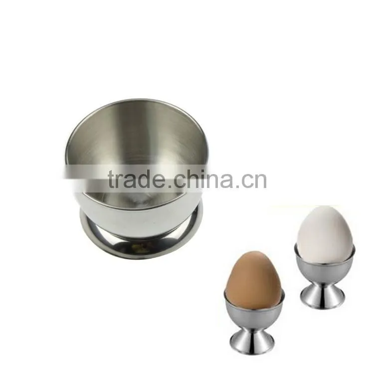 kitchen gadget stainelss spring wire egg cup holder