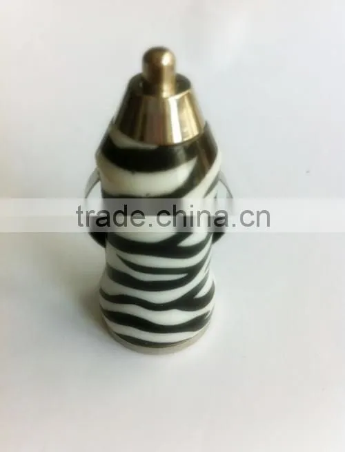 Leopard Print USB Car Charger for iPhone and Samsung