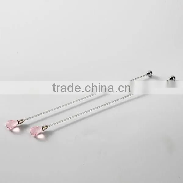 Hot Sale Crystal Coffee Stirrer Stainless Steel Coffee Whisk Coffee Frother Stirrer