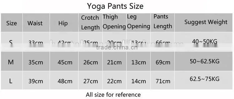 Promotional Quality sexy Gym Wear fitness Yoga Pants