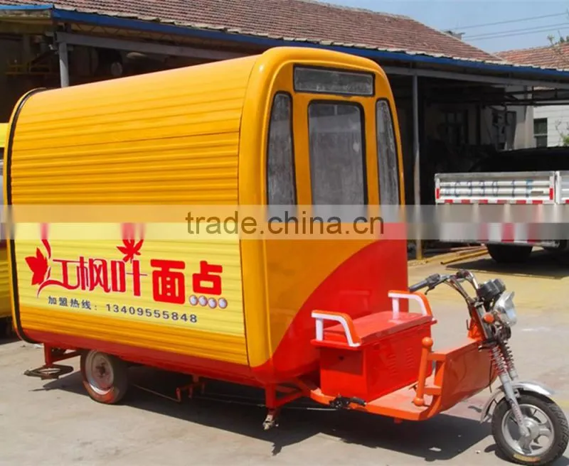 With 3 Wheels Electric Tricycle Mini Truck Food