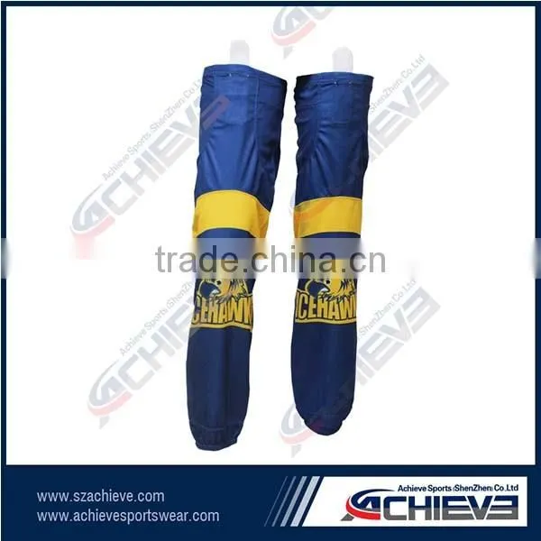 wholesale design professional cheap unique novelty field hockey socks knitted unique 100% polyester