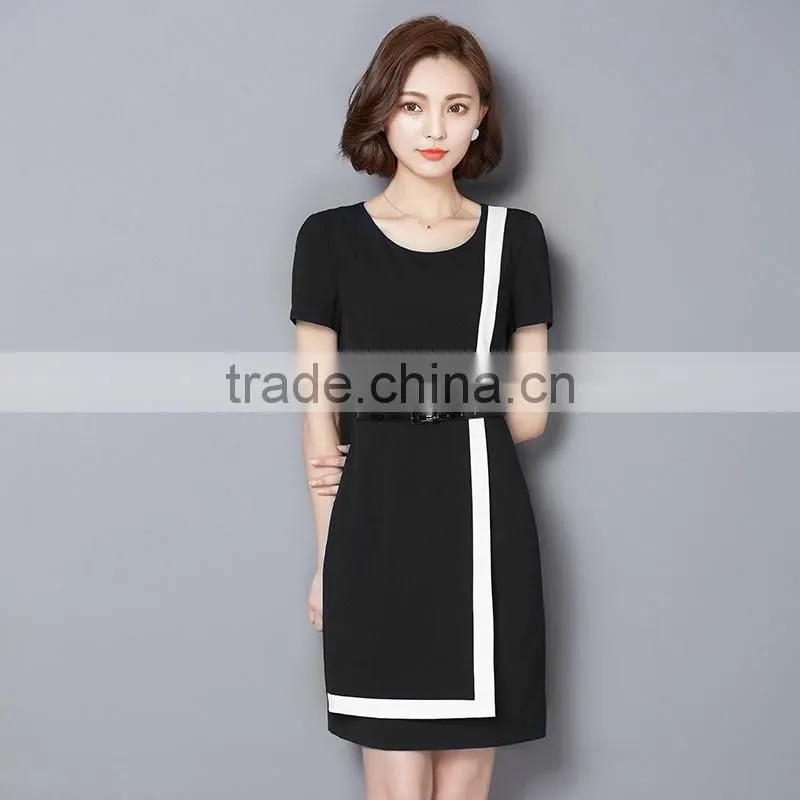2016 wholesale elegant office ladies mature ladies modern dresses