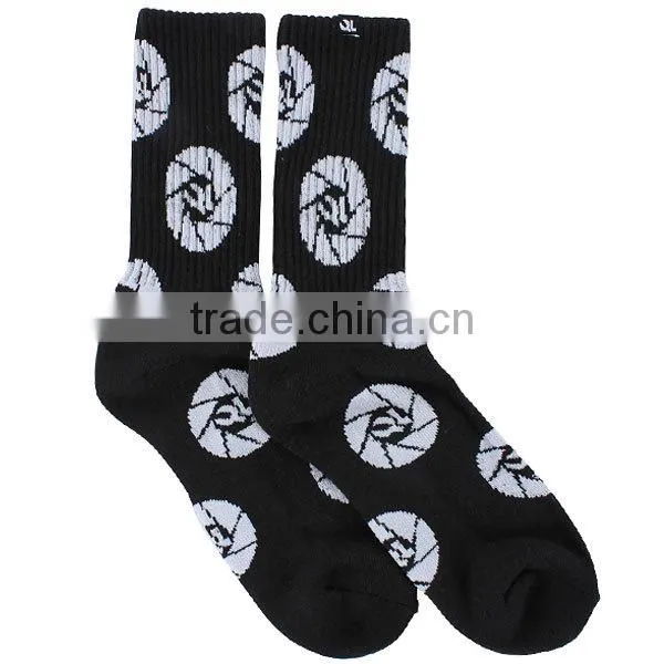 2014 Fashion Wholesale Bamboo Men Sport Bulk Wholesale Custom Jacquard Socks