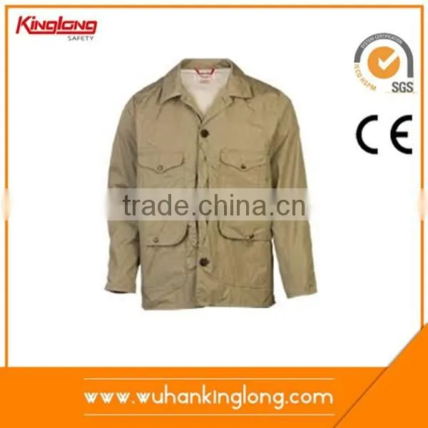 Mens cargo jacket multi pockets running jacket