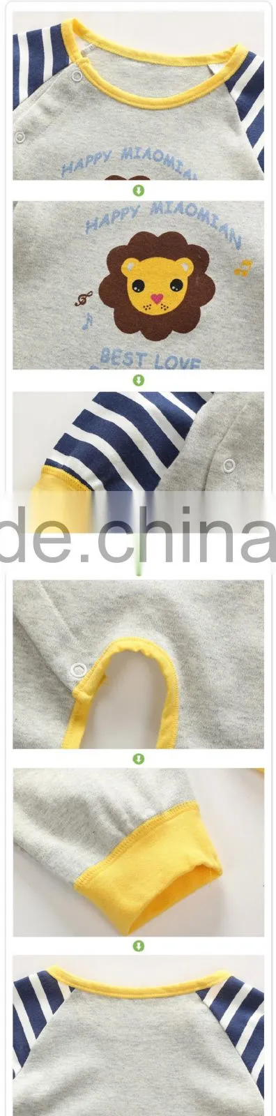 100% cotton new born baby clothes