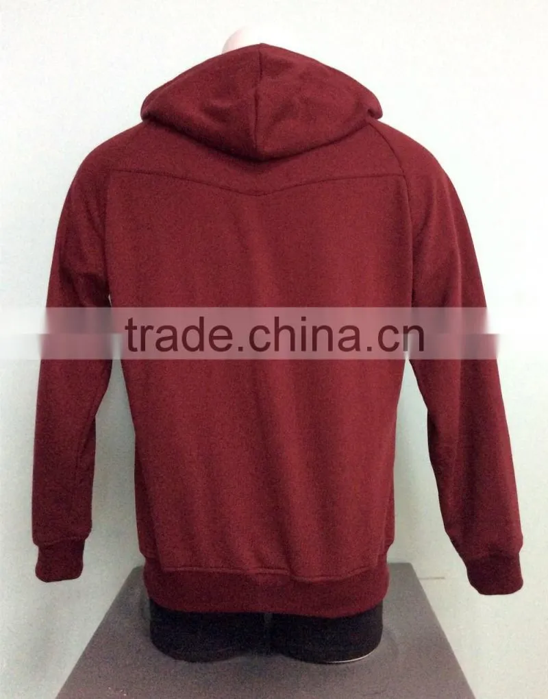 2016 New fashion designs top quality hoodies men athletic matching color long sleeve full zip jackets
