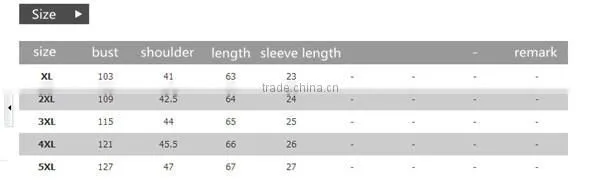 New design 2 colors choice V neck short sleeve Plus size women chiffon fabric shirt