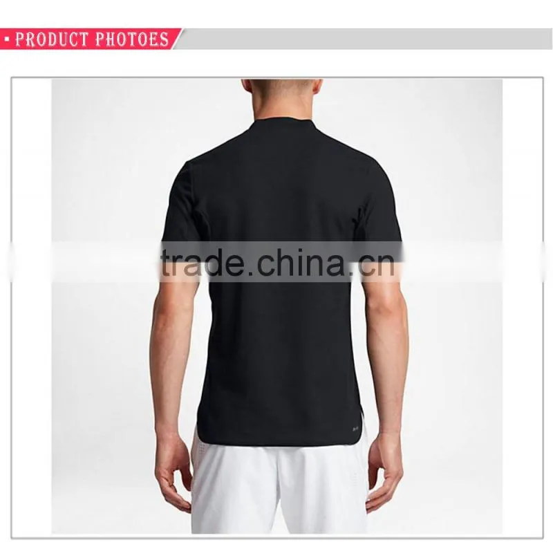 Fashion dri-fit short sleeve mens polo shirt tennis t shirt tennis wear