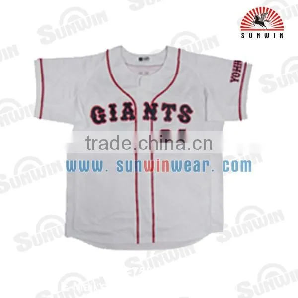 white popular style baseball uniform/jerseys/apparel in 2014-2015