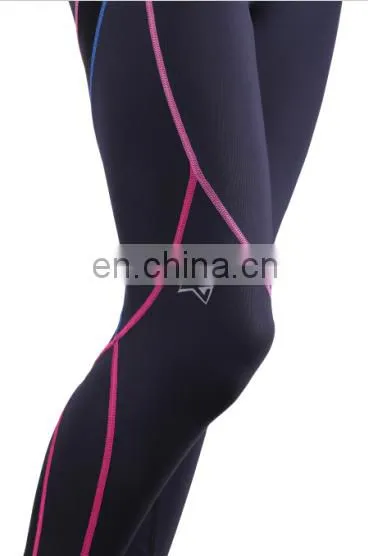 2017 popular design high quality women's compression tights