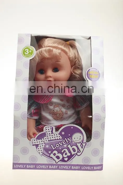 Reborn plastic baby doll toy